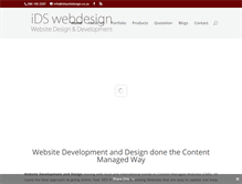 Tablet Screenshot of idswebdesign.co.za
